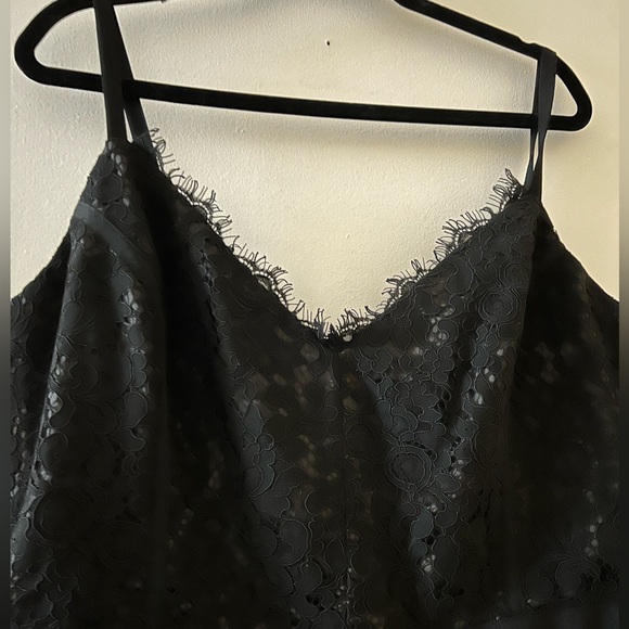 City Chic Black Lace Touch Dress NWT - Picture 6 of 7